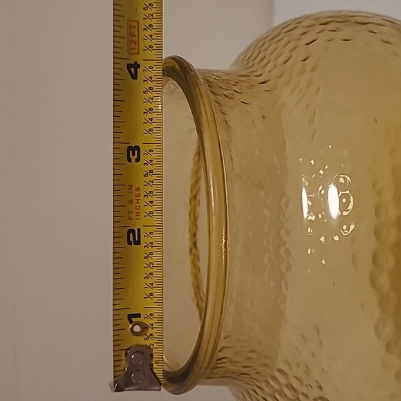 Vintage Amber Lidded Canister - Picture 12 of 16